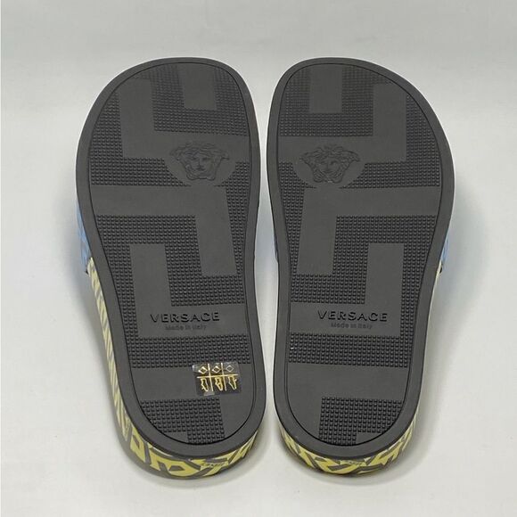 Versace Greca Monogram Flap Sandals size 43/ us size 10 - Picture 11 of 12
